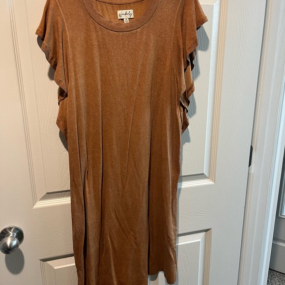 Wonderly Dresses & Skirts - Wonderly Warm Orange/Brown Dress